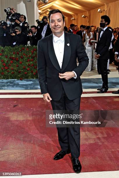 Jimmy Fallon attends The 2022 Met Gala Celebrating "In America: An Anthology of Fashion" at The Metropolitan Museum of Art on May 02, 2022 in New...