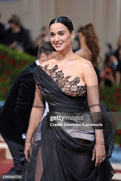 Katy Perry attends The 2022 Met Gala Celebrating "In America: An Anthology of Fashion" at The Metropolitan Museum of Art on May 02, 2022 in New York...