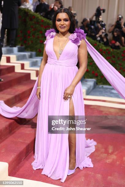 Mindy Kaling attends The 2022 Met Gala Celebrating "In America: An Anthology of Fashion" at The Metropolitan Museum of Art on May 02, 2022 in New...