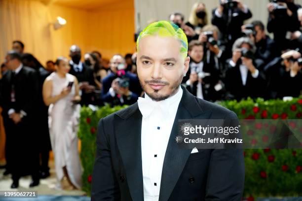 Balvin attends The 2022 Met Gala Celebrating "In America: An Anthology of Fashion" at The Metropolitan Museum of Art on May 02, 2022 in New York City.