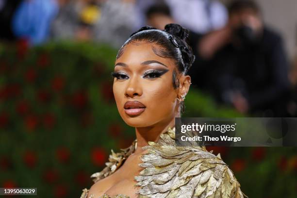 Megan Thee Stallion attends The 2022 Met Gala Celebrating "In America: An Anthology of Fashion" at The Metropolitan Museum of Art on May 02, 2022 in...