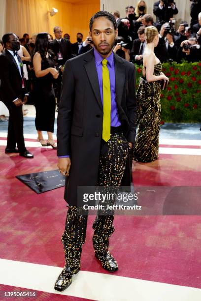 Kelvin Harrison Jr. Attends The 2022 Met Gala Celebrating "In America: An Anthology of Fashion" at The Metropolitan Museum of Art on May 02, 2022 in...