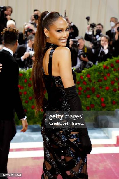 Joan Smalls attends The 2022 Met Gala Celebrating "In America: An Anthology of Fashion" at The Metropolitan Museum of Art on May 02, 2022 in New York...