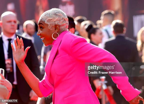Tiffany Haddish attends Marvel Studios "Doctor Strange In The Multiverse Of Madness" at El Capitan Theatre on May 02, 2022 in Los Angeles, California.