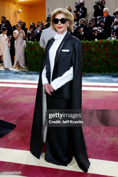 Christine Baranski attends The 2022 Met Gala Celebrating "In America: An Anthology of Fashion" at The Metropolitan Museum of Art on May 02, 2022 in...