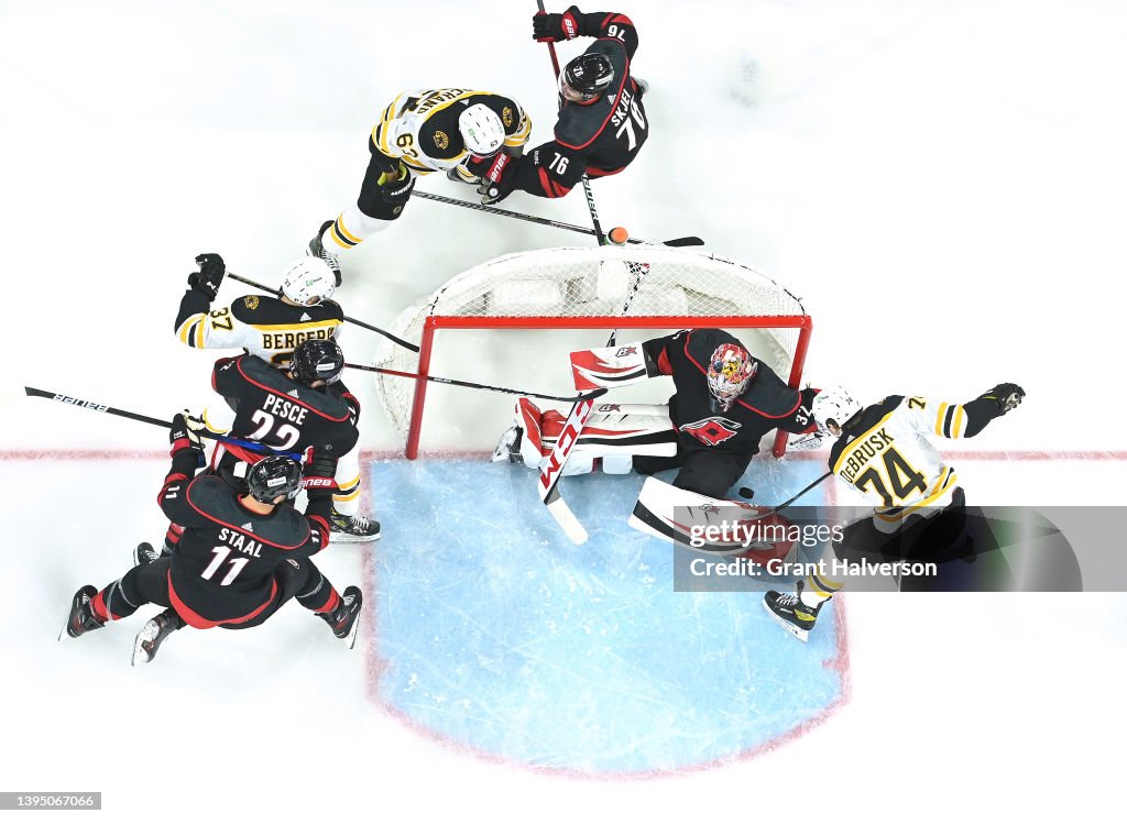 Boston Bruins v Carolina Hurricanes - Game One