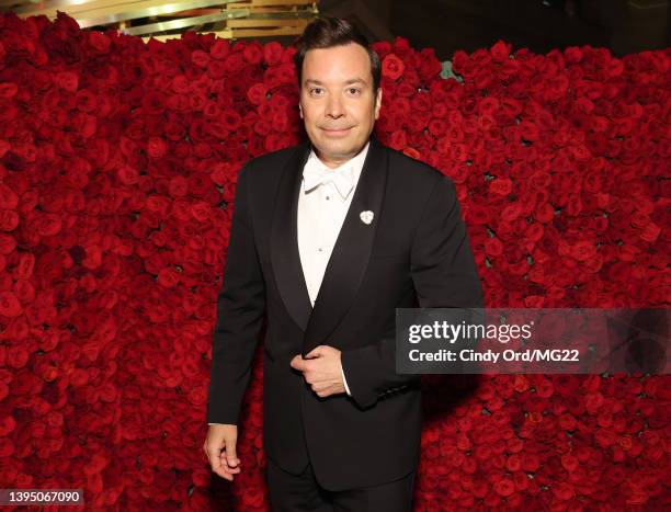 Jimmy Fallon attends The 2022 Met Gala Celebrating "In America: An Anthology of Fashion" at The Metropolitan Museum of Art on May 02, 2022 in New...