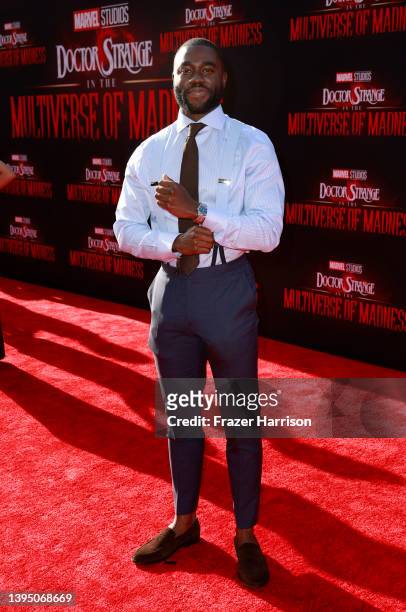 Garrick Bernard attends Marvel Studios' "Doctor Strange In The Multiverse Of Madness" premiere at Dolby Theatre on May 02, 2022 in Hollywood,...