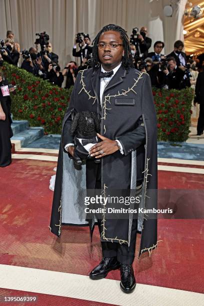 Gunna attends The 2022 Met Gala Celebrating "In America: An Anthology of Fashion" at The Metropolitan Museum of Art on May 02, 2022 in New York City.