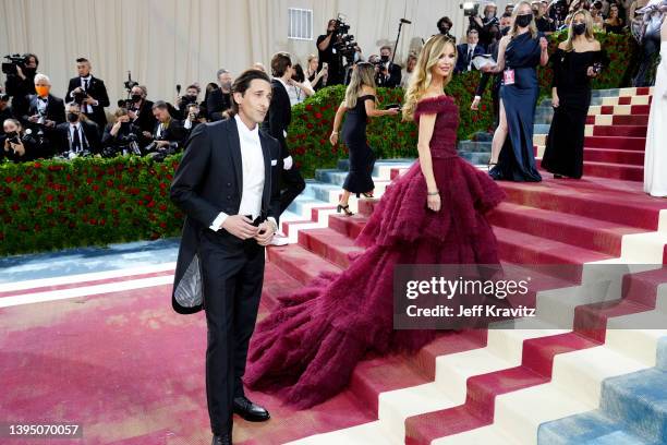 Adrien Brody and Georgina Chapman attend The 2022 Met Gala Celebrating "In America: An Anthology of Fashion" at The Metropolitan Museum of Art on May...