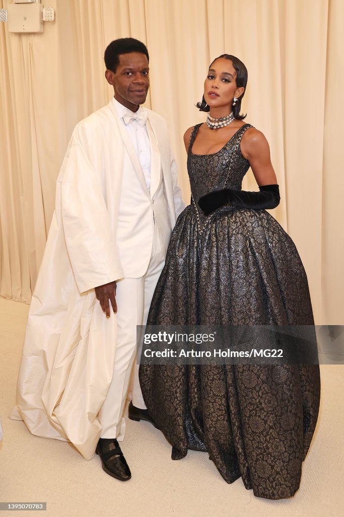 Victor Glemaud and Laura Harrier arrive at The 2022 Met Gala... News