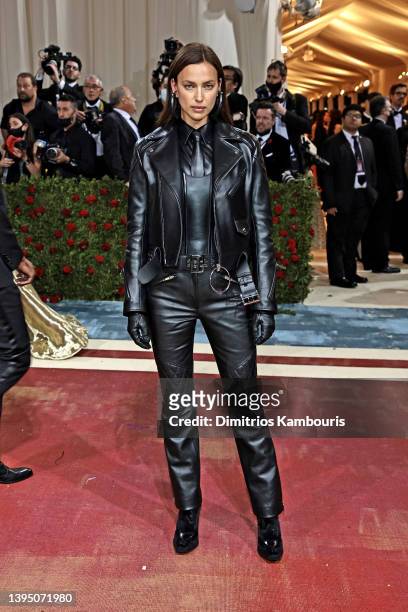 Irina Shayk attends The 2022 Met Gala Celebrating "In America: An Anthology of Fashion" at The Metropolitan Museum of Art on May 02, 2022 in New York...