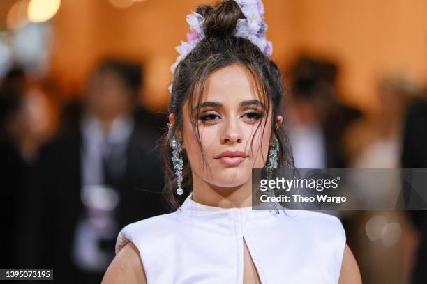 Camila Cabello attends The 2022 Met Gala Celebrating "In America: An Anthology of Fashion" at The Metropolitan Museum of Art on May 02, 2022 in New...
