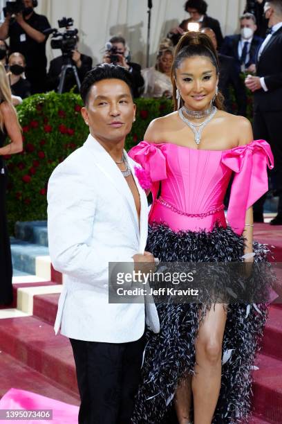 Prabal Gurung and Ashley Park attend The 2022 Met Gala Celebrating "In America: An Anthology of Fashion" at The Metropolitan Museum of Art on May 02,...