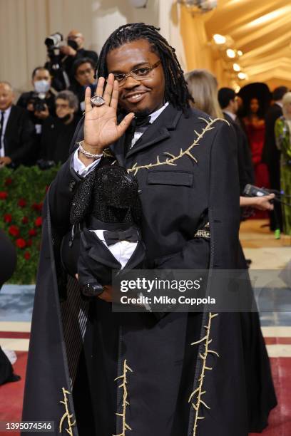 Gunna attends The 2022 Met Gala Celebrating "In America: An Anthology of Fashion" at The Metropolitan Museum of Art on May 02, 2022 in New York City.