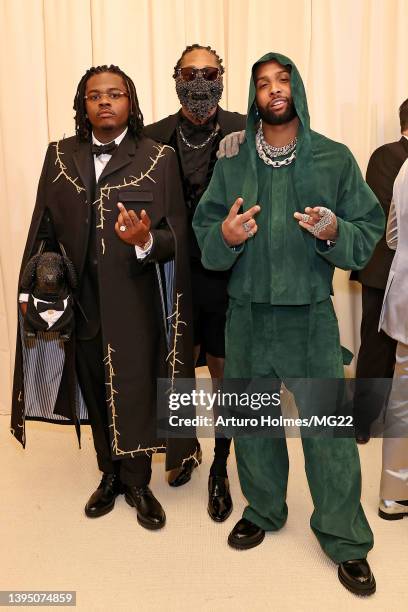 Gunna, Future, and Odell Beckham Jr. Arrive at The 2022 Met Gala Celebrating "In America: An Anthology of Fashion" at The Metropolitan Museum of Art...