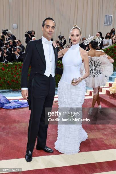 Andrés Santo Domingo anLauren Santo Domingo attends The 2022 Met Gala Celebrating "In America: An Anthology of Fashion" at The Metropolitan Museum of...