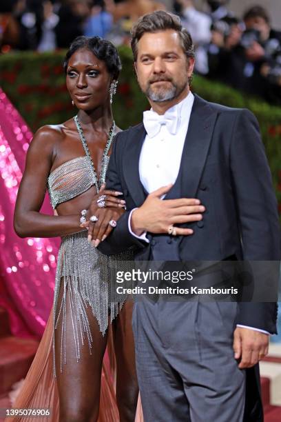 Jodie Turner-Smith and Joshua Jackson attend The 2022 Met Gala Celebrating "In America: An Anthology of Fashion" at The Metropolitan Museum of Art on...