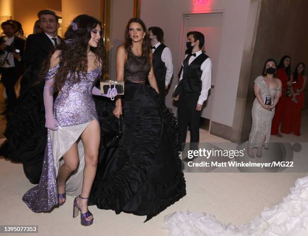 Olivia Rodrigo and Kendall Jenner attend The 2022 Met Gala Celebrating "In America: An Anthology of Fashion" at The Metropolitan Museum of Art on May...