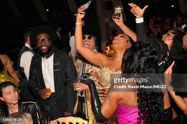 Questlove, Anderson .Paak, Megan Thee Stallion, Lizzo, and SZA attendsThe 2022 Met Gala Celebrating "In America: An Anthology of Fashion" at The...
