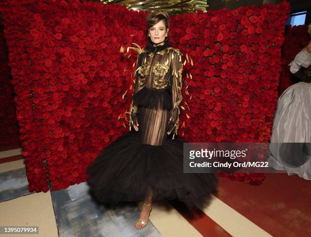 Louisa Jacobson attends The 2022 Met Gala Celebrating "In America: An Anthology of Fashion" at The Metropolitan Museum of Art on May 02, 2022 in New...