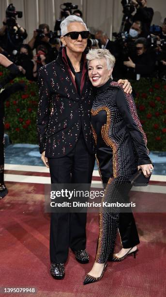 Baz Luhrmann and Catherine Martin arrive at The 2022 Met Gala Celebrating "In America: An Anthology of Fashion" at The Metropolitan Museum of Art on...