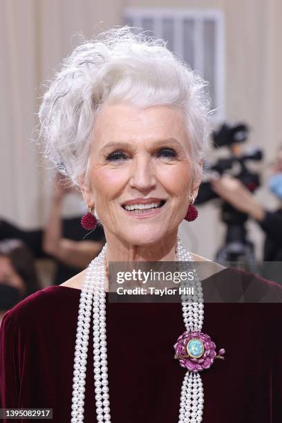 Maye Musk attends "In America: An Anthology of Fashion," the 2022 Costume Institute Benefit at The Metropolitan Museum of Art on May 02, 2022 in New...