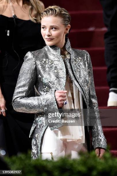 Chloë Grace Moretz attends The 2022 Met Gala Celebrating "In America: An Anthology of Fashion" at The Metropolitan Museum of Art on May 02, 2022 in...