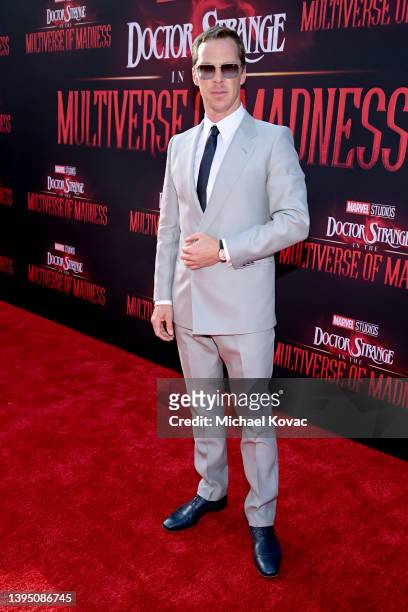 Benedict Cumberbatch attends the Doctor Strange in the Multiverse of Madness World Premiere at Dolby Theatre in Hollywood, California on May 02, 2022.