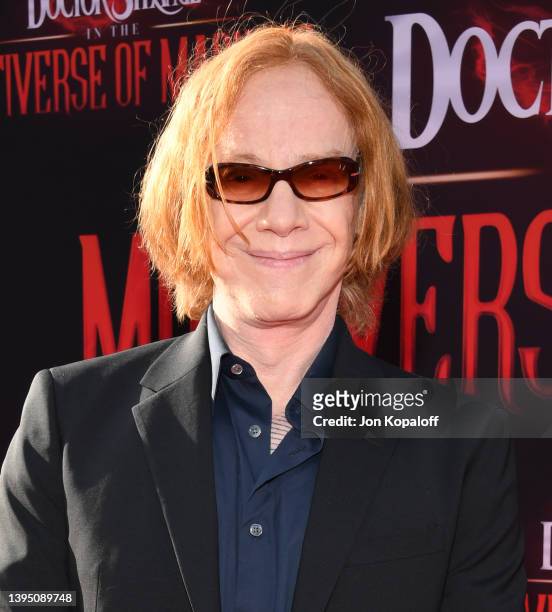 Danny Elfman attends Marvel Studios "Doctor Strange In The Multiverse Of Madness" Premiere at El Capitan Theatre on May 02, 2022 in Los Angeles,...