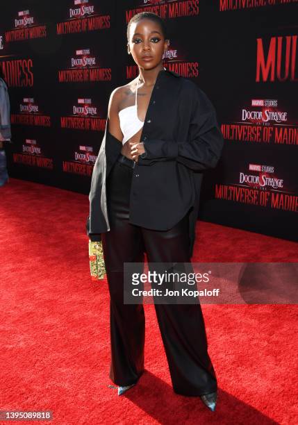 Thuso Mbedu attends Marvel Studios "Doctor Strange In The Multiverse Of Madness" Premiere at El Capitan Theatre on May 02, 2022 in Los Angeles,...