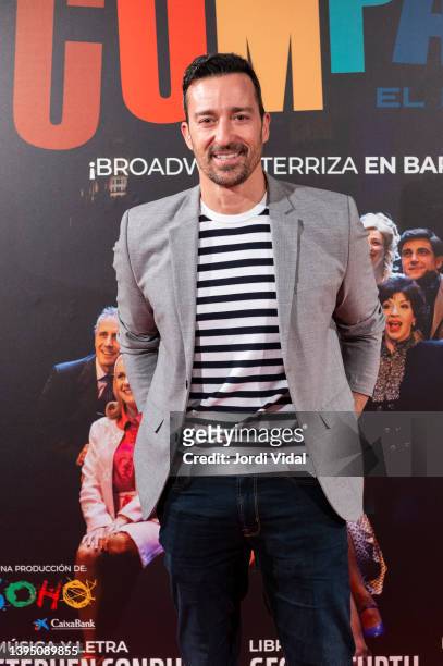Pablo Puyol attends the premiere of "Company" at Teatre Apolo on May 02, 2022 in Barcelona, Spain.