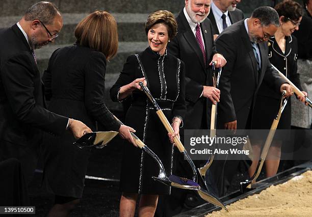 Co-chair of National Museum of African American History and Culture council Richard Parson, vice chair of Smithsonian Board of Regents Patty...