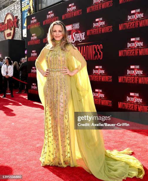 Rachel McAdams attends Marvel Studios "Doctor Strange in the Multiverse of Madness" Premiere at El Capitan Theatre on May 02, 2022 in Los Angeles,...