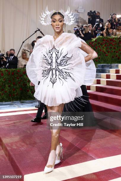 Winnie Harlow attends "In America: An Anthology of Fashion," the 2022 Costume Institute Benefit at The Metropolitan Museum of Art on May 02, 2022 in...