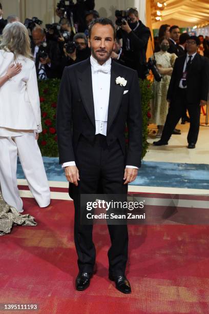 Tom Ford attends the 2022 Costume Institute Benefit celebrating In America: An Anthology of Fashion at Metropolitan Museum of Art on May 02, 2022 in...