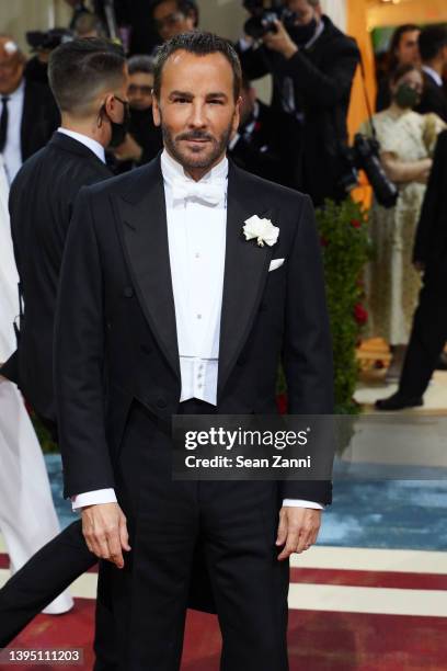 Tom Ford attends the 2022 Costume Institute Benefit celebrating In America: An Anthology of Fashion at Metropolitan Museum of Art on May 02, 2022 in...