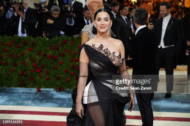 Katy Perry attends the 2022 Costume Institute Benefit celebrating In America: An Anthology of Fashion at Metropolitan Museum of Art on May 02, 2022...