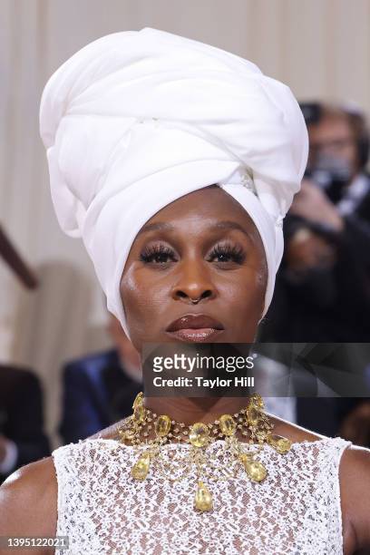 Cynthia Erivo attends "In America: An Anthology of Fashion," the 2022 Costume Institute Benefit at The Metropolitan Museum of Art on May 02, 2022 in...