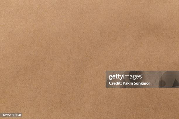 brown paper sheet texture cardboard background. - sfondo marrone foto e immagini stock