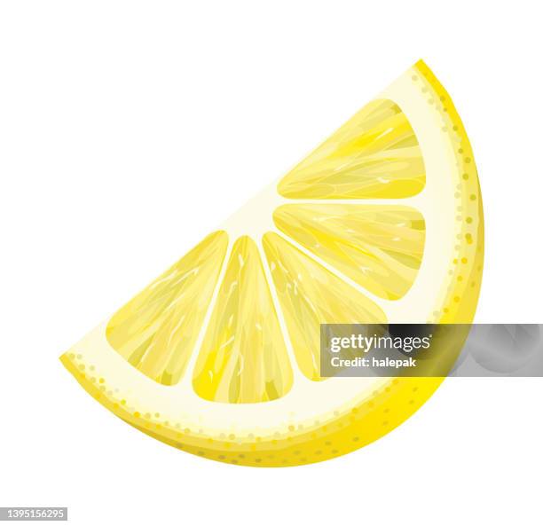 lemon slice - knob stock illustrations