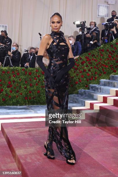Joan Smalls attends "In America: An Anthology of Fashion," the 2022 Costume Institute Benefit at The Metropolitan Museum of Art on May 02, 2022 in...