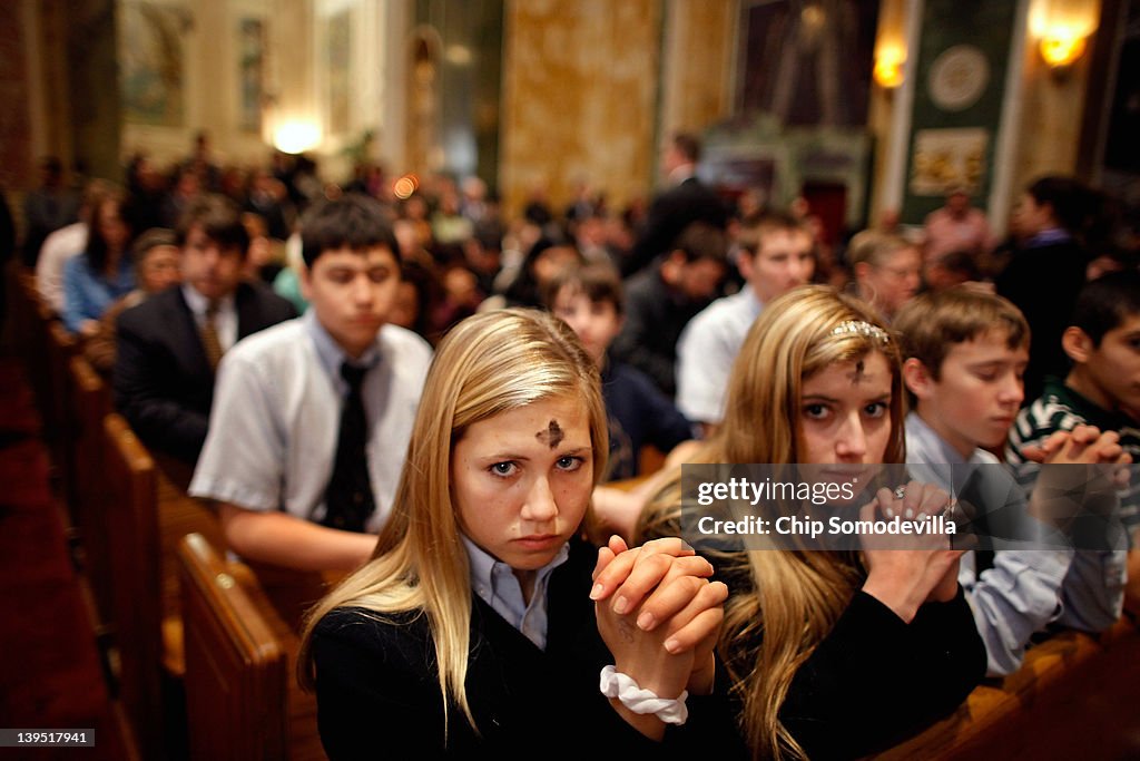 Catholics Mark The Start Of Lent With Ash Wednesday Mass