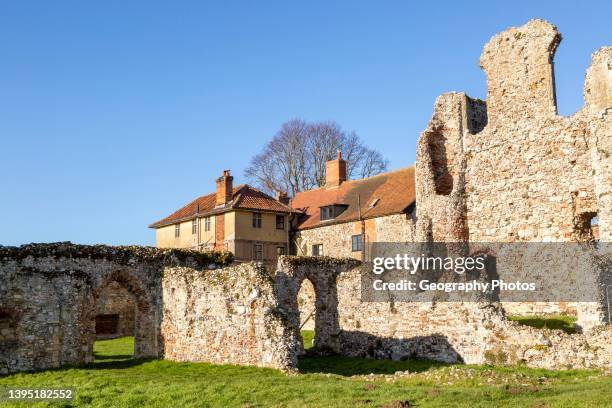 Ruins of Leiston Abbey, Suffolk, England, UK rebuilt in this location 1363 suppressed 1537.