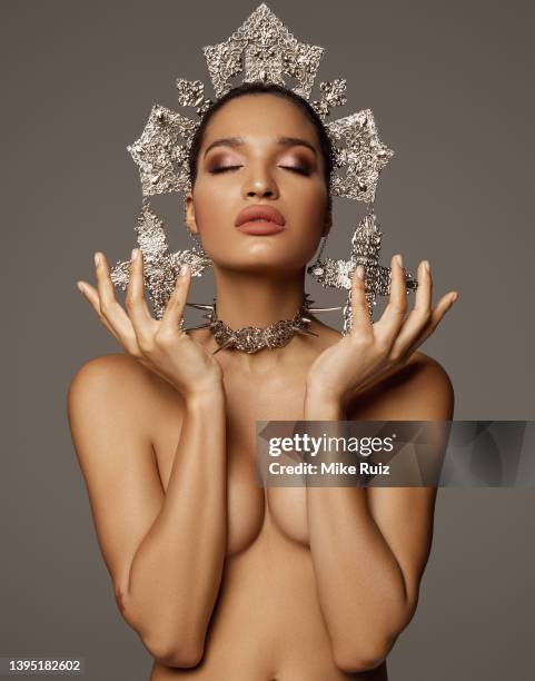 Actress Indya Moore is photographed for EMMY Magazine on February 5, 2019 in New York City.