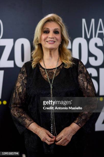 Iva Zanicchi attends the Maurizio Costanzo Show on May 03, 2022 in Rome, Italy.