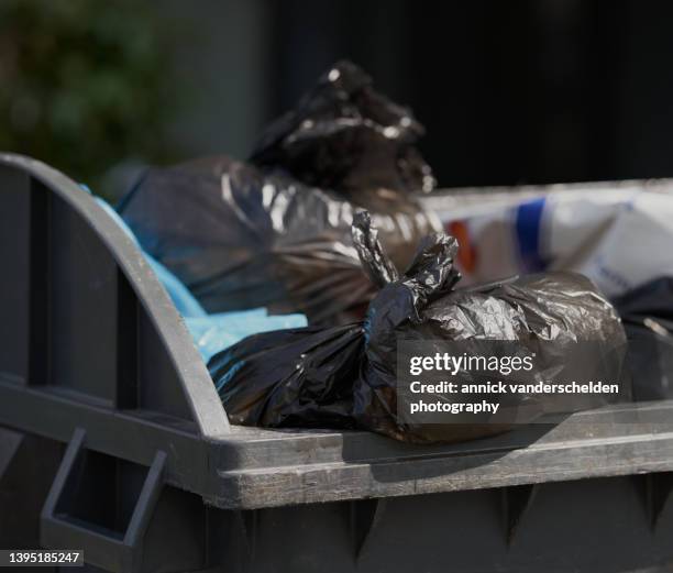 waste container - industrial garbage bin stock pictures, royalty-free photos & images