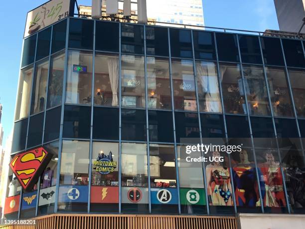 Midtown Comics shop, Manhattan, New York.