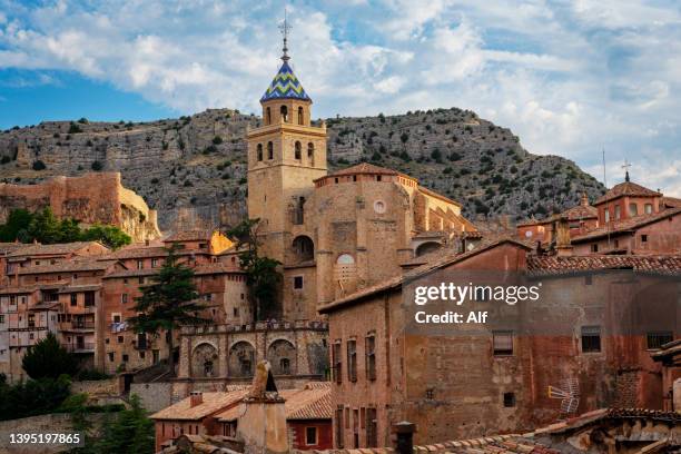albarracín, teruel, aragon, spain - teruel province stock pictures, royalty-free photos & images