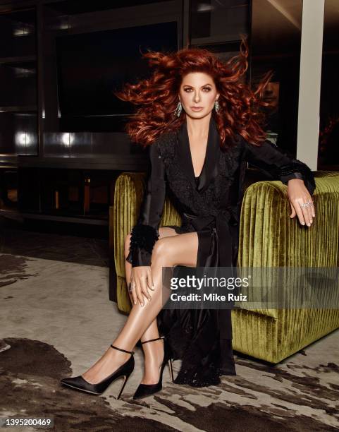 Actress Debra Messing is photographed for EMMY Magazine on March 17, 2018 in Los Angeles, California.